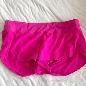 Lululemon Athletica Bright Pink Athletic Shorts
